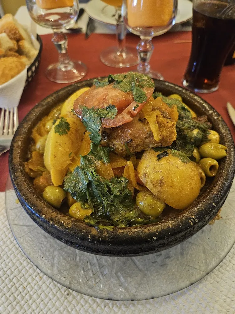 Tajine Poulet Olive Citron
